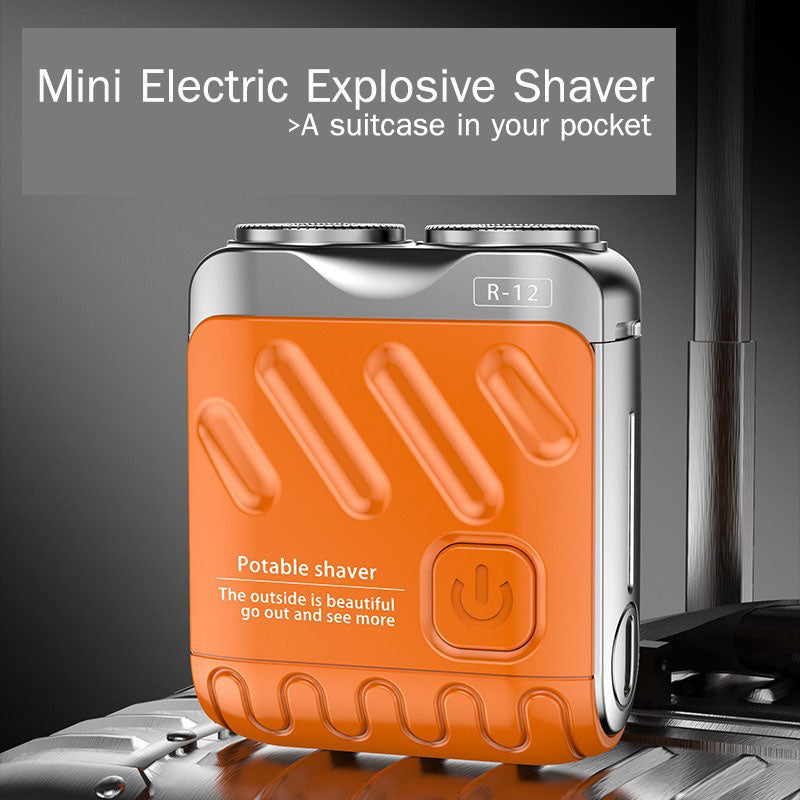 š„2025 New Design 50% Offš„ Mini Electric Rotary Dual Ring Pocket Shaver