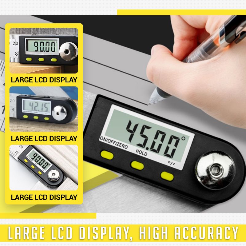 šLimited Time 50% OFFā³Factory Outlet-Digital display Angle ruleršPrecise and durable