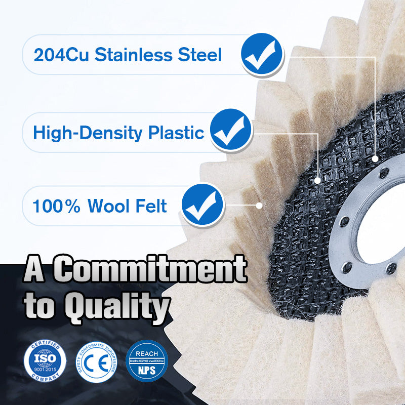 š„Buy 1 Get 1 Freeš„Wool Felt Flap Polishing Disc