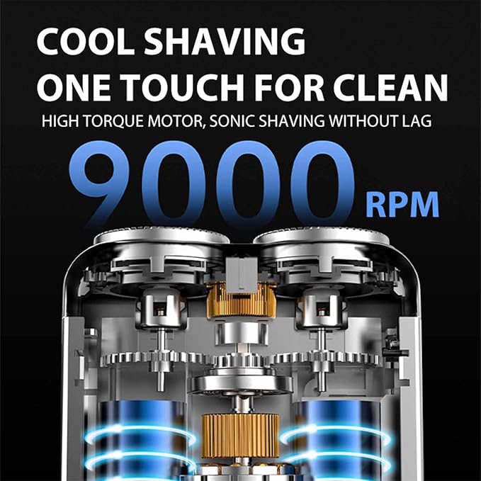š„2025 New Design 50% Offš„ Mini Electric Rotary Dual Ring Pocket Shaver