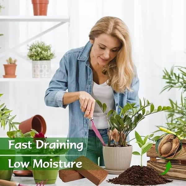 š±Hot Sale 50% OFFā° - Premium Organic Coconut Coir Bricks For Plants