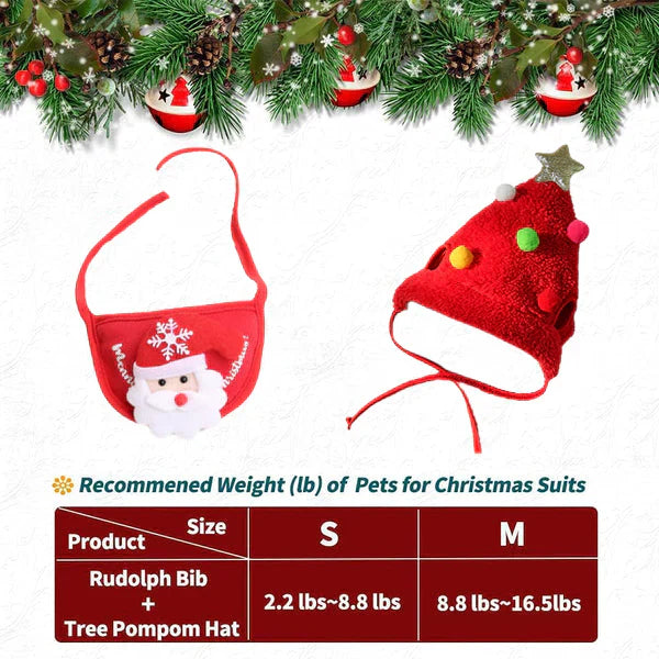 🎄🎅Adorable Christmas Tree Pom-Pom Hat