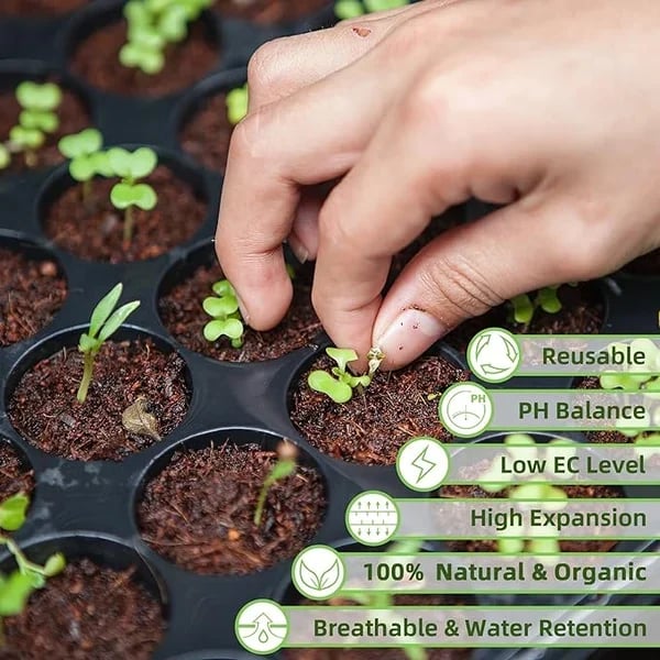 š±Hot Sale 50% OFFā° - Premium Organic Coconut Coir Bricks For Plants