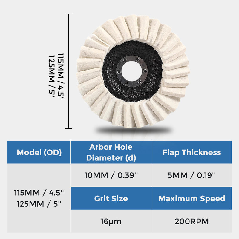 š„Buy 1 Get 1 Freeš„Wool Felt Flap Polishing Disc