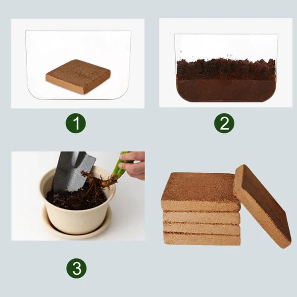 š±Hot Sale 50% OFFā° - Premium Organic Coconut Coir Bricks For Plants