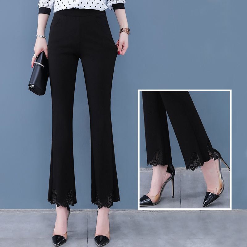 Women’s High Waist Stylish Slit Flare Pants