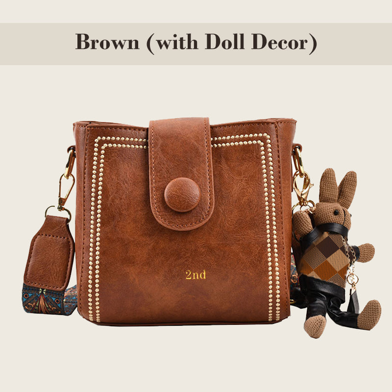 🎁Popular product🎁👜 Vintage Fashion Bag – Elegant Design with Adjustable Wide Shoulder Strap! ✨