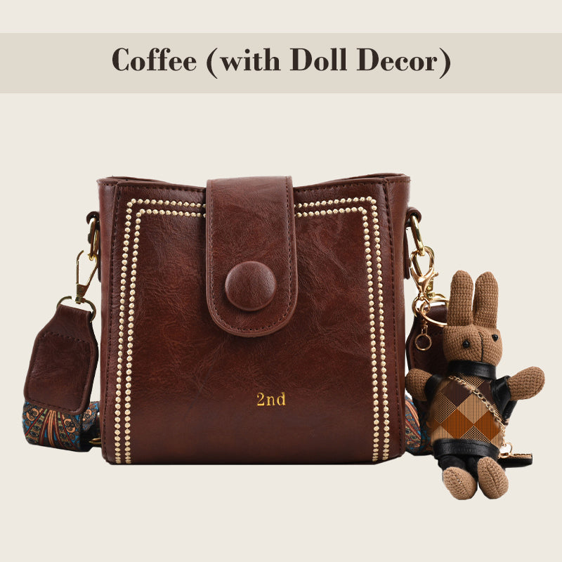 🎁Popular product🎁👜 Vintage Fashion Bag – Elegant Design with Adjustable Wide Shoulder Strap! ✨