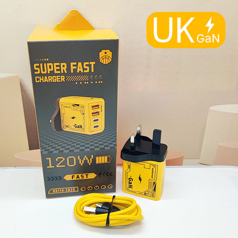 ⚡Buy 2 Get 10% Off-120W Super Fast Charger – Push Beyond Full Speed for Your 3-in-1 Cable⚡