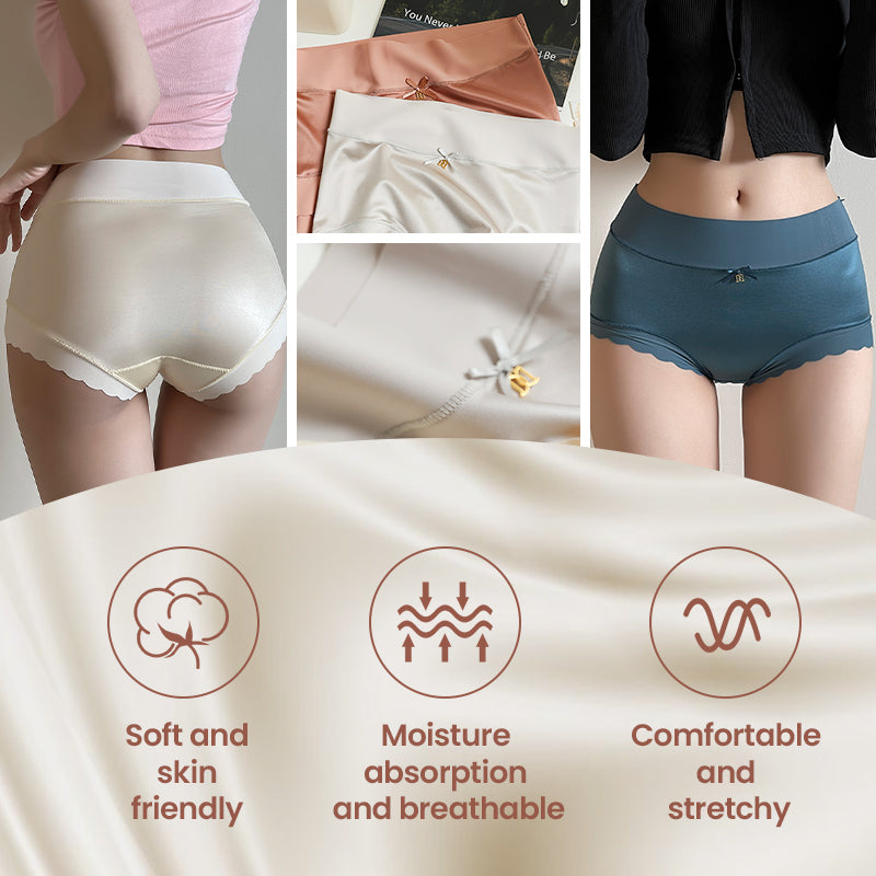 đ„Hot Sale đ„Premium Satin Antibacterial Moisture-absorbing Panties