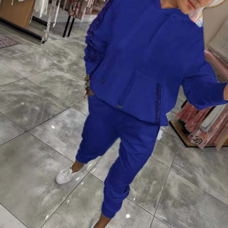 🌷Limited Time 50% OFF💞Women’s Drawstring Hooded Tops & Pants 2-Piece Set