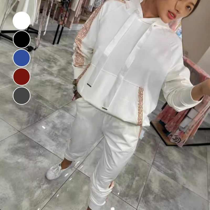 🌷Limited Time 50% OFF💞Women’s Drawstring Hooded Tops & Pants 2-Piece Set