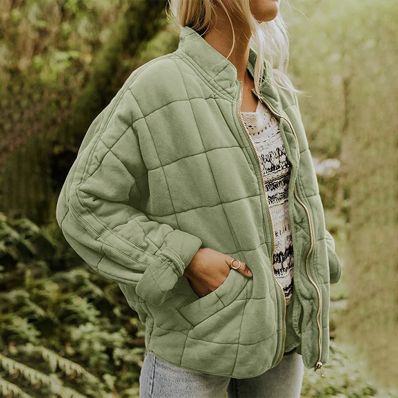 đNew Arrivals - Womenâs Zip-Up Quilted Jacket