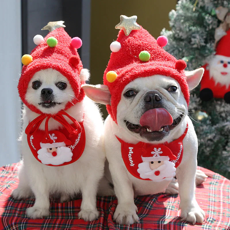 🎄🎅Adorable Christmas Tree Pom-Pom Hat