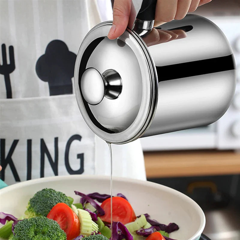 ๐ 304 Stainless Steel Kitchen Oil Jar ๐