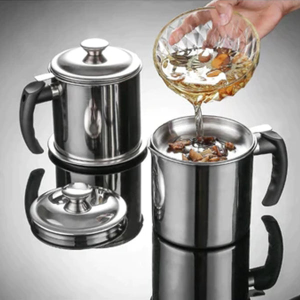 ๐ 304 Stainless Steel Kitchen Oil Jar ๐
