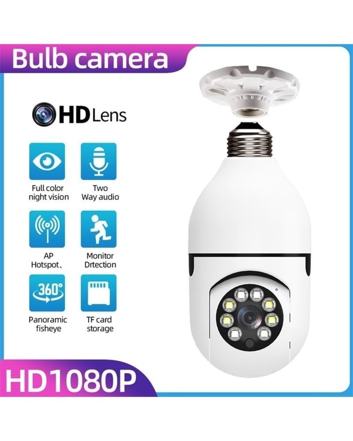 🔥2025 Hot Sale 50% off🔥Wireless Wifi Light Bulb Camera Security Camera