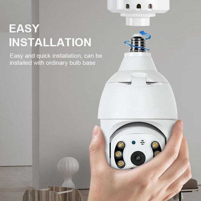 🔥2025 Hot Sale 50% off🔥Wireless Wifi Light Bulb Camera Security Camera