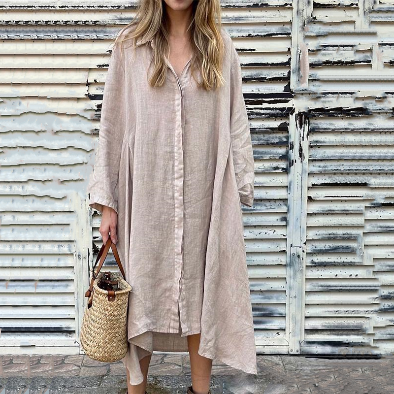 🌸Time-limited special offer💐Women's Casual Loose Long Sleeve Dress