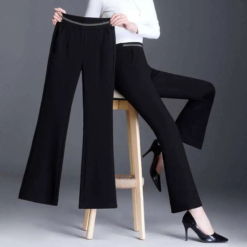 ⏳ Limited time 50% off! 💥Women's Casual High Waisted Flared Pants(The more you buy, the higher the discount)