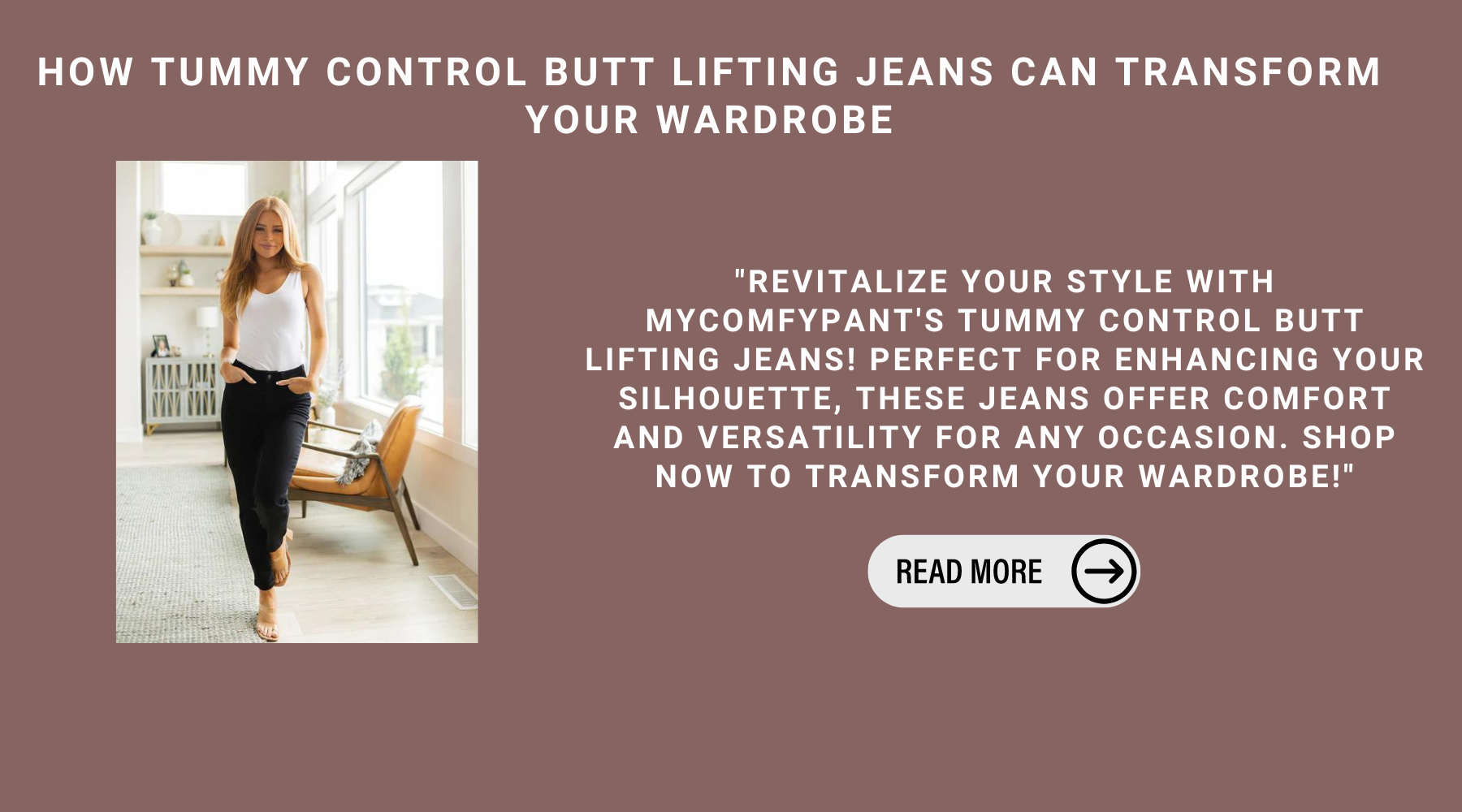 How Tummy Control Butt Lifting Jeans Can Transform Your Wardrobe