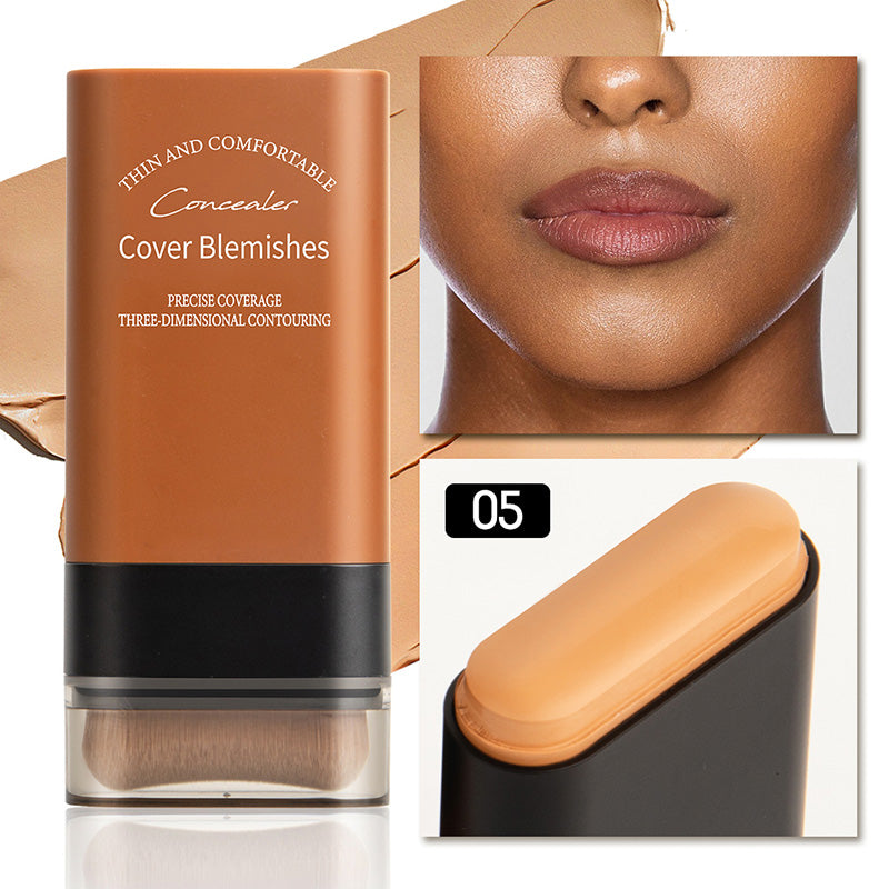 🎁Hot Sale 49% OFF✨2025 Instant Concealing Foundation Stick with Built-in Brush