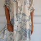 ✨New products on offer ✨Simple Printed Cotton and Linen Dress