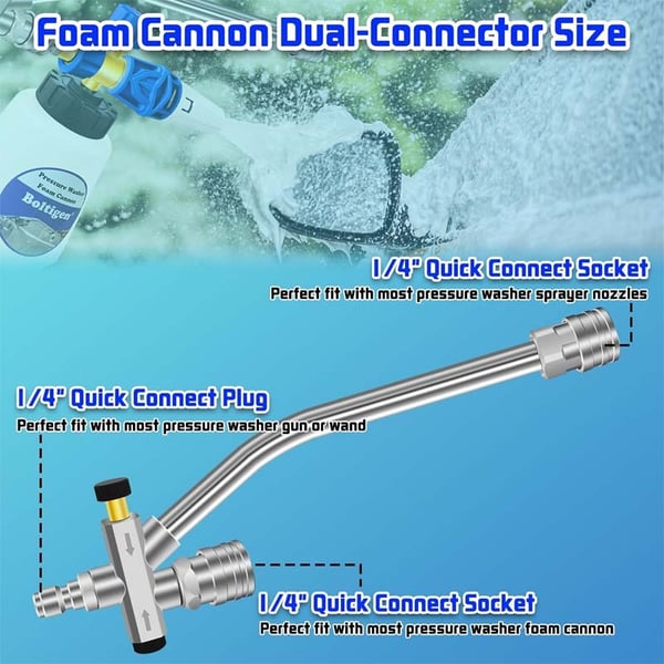 Multi-function foam high-pressure water gun