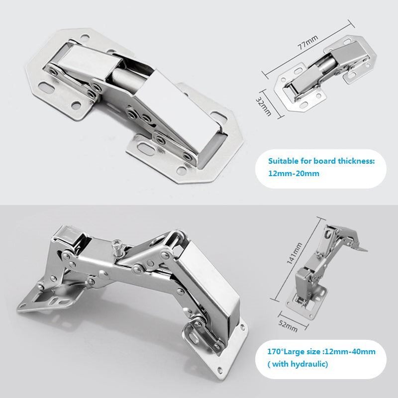 🔥Easy Installation Of Bridge-shaped Door Hinges  -Cabinet Hinges