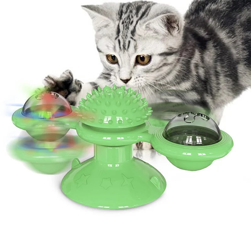 🔥BIG SALE - 49% OFF🔥🔥 Interactive Windmill Cat Toys with Catnip