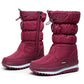 🎅2025 Sale🎁Women's premium waterproof, non-slip faux fur snow boots
