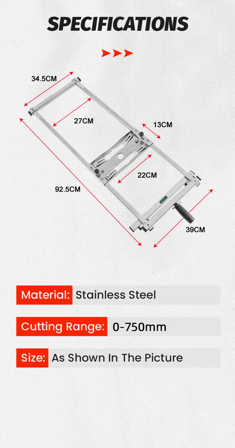 🎁Best Seller ⏳ 50% OFF Cutting Machine Edge Guide Positioner