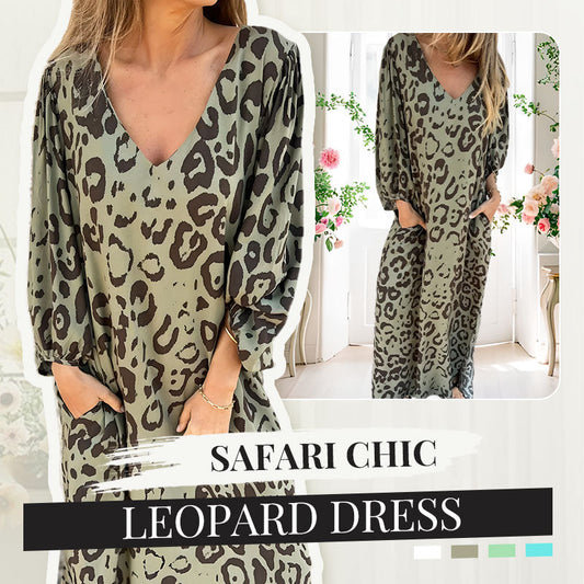 Safari Chic Leopard Dress
