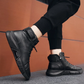 High quality high boots leather shoes【Free Shipping】