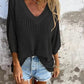 V-neck Hollow Knitted Top🍀