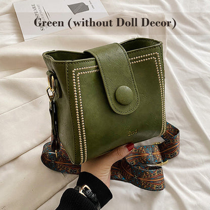 🎁Popular product🎁👜 Vintage Fashion Bag – Elegant Design with Adjustable Wide Shoulder Strap! ✨