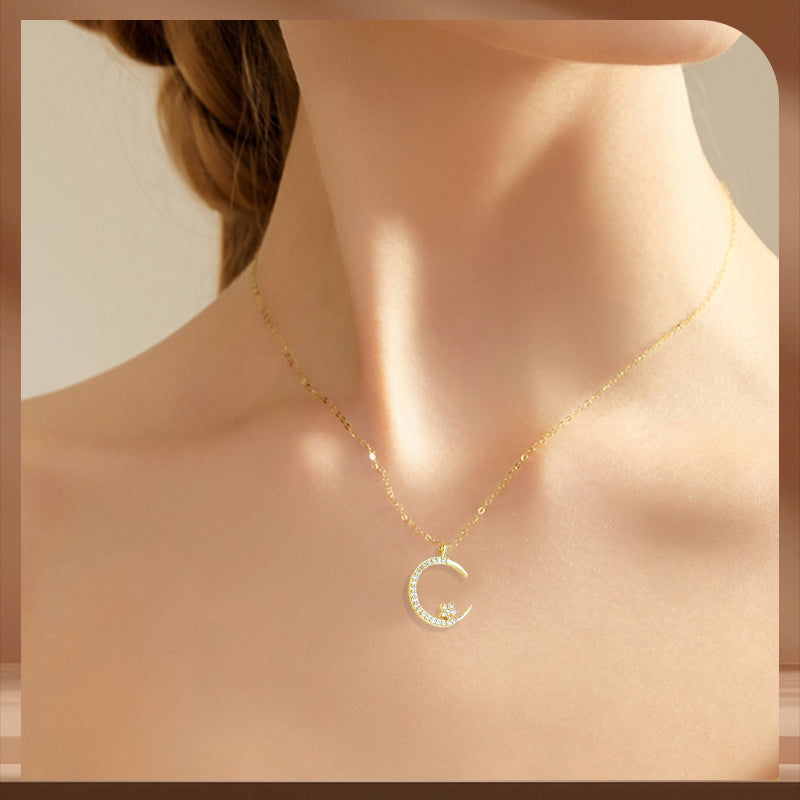 💕 50% discount 💕Bright Night: Moon Star Necklace