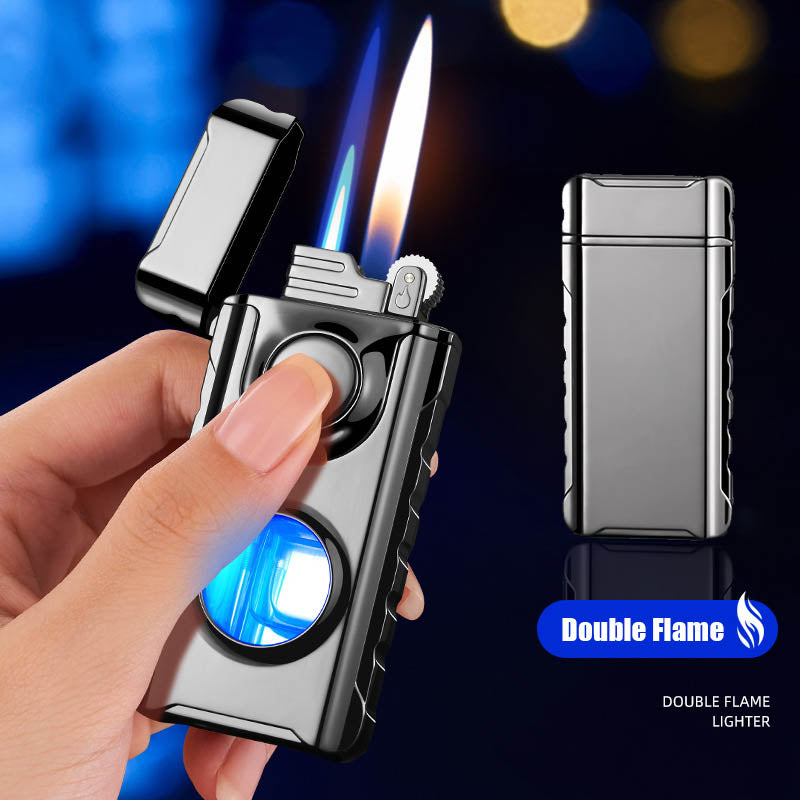 New fashionable double-flame lighter