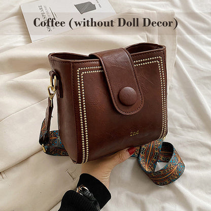 🎁Popular product🎁👜 Vintage Fashion Bag – Elegant Design with Adjustable Wide Shoulder Strap! ✨