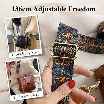 🎁Popular product🎁👜 Vintage Fashion Bag – Elegant Design with Adjustable Wide Shoulder Strap! ✨