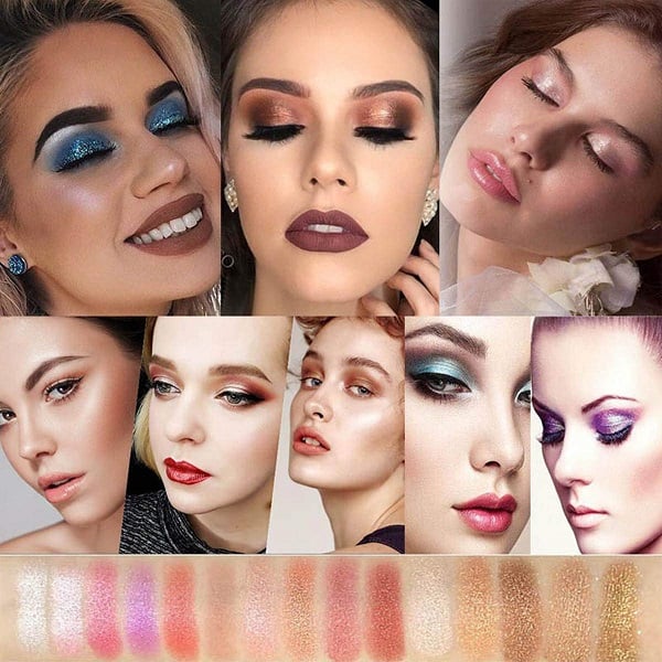 🔥Hot Sale - 60% off🔥✨10 colors glitter shimmer eyes shadow pallet