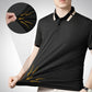 Men's Stretch Ice Silk Short Sleeve Lapel Polo Shirt