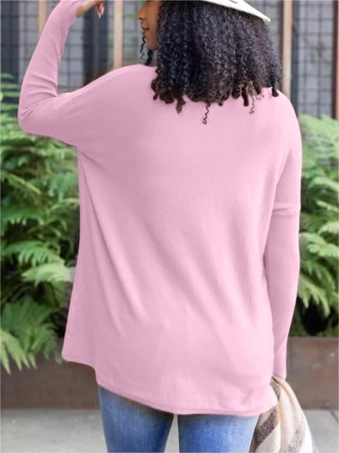 💥HOT SALE 49% OFF💥LONG SLEEVE THUMBHOLE SWEATER POCKET TUNIC💥