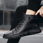 High quality high boots leather shoes【Free Shipping】