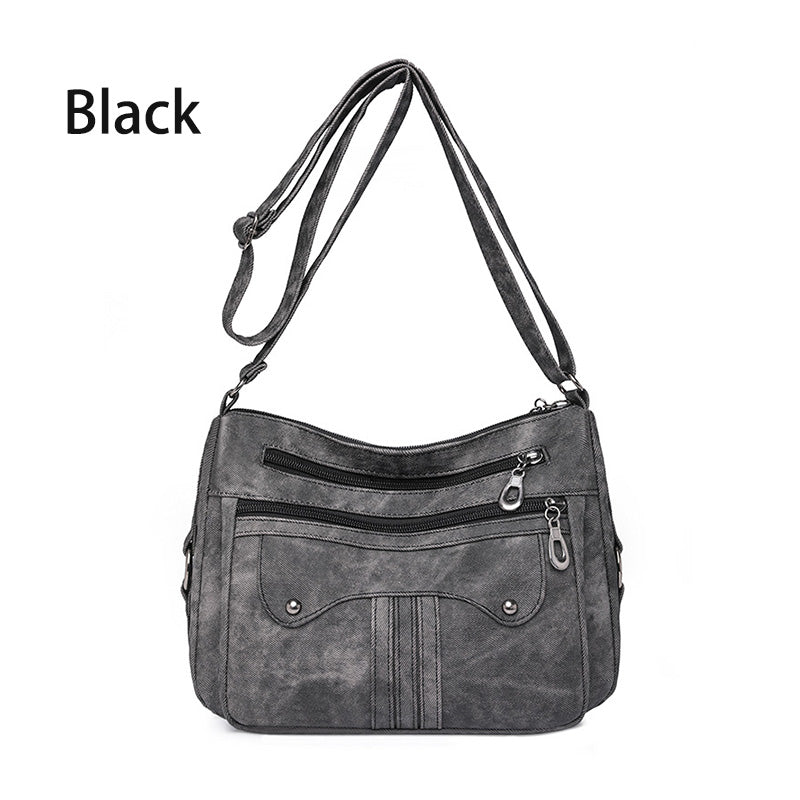 💕Versatile Vintage Large Capacity Shoulder Crossbody Bag👜