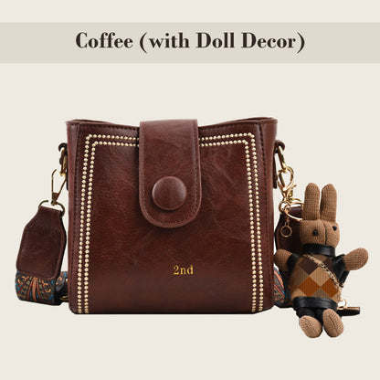 🎁Popular product🎁👜 Vintage Fashion Bag – Elegant Design with Adjustable Wide Shoulder Strap! ✨