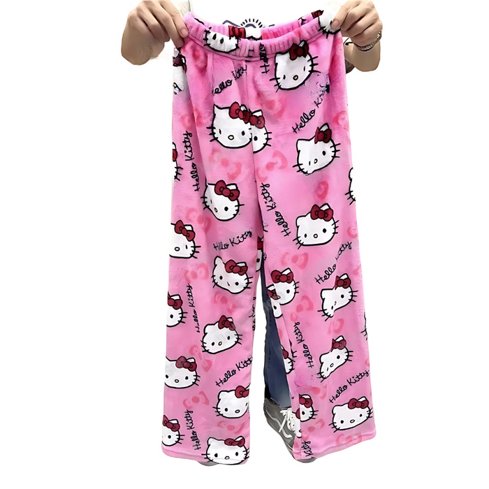 Hello Kitty Comfortable Flannel Pajamas Pant