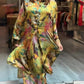 Women's Flowy Shirt Dress 2 Piece Set