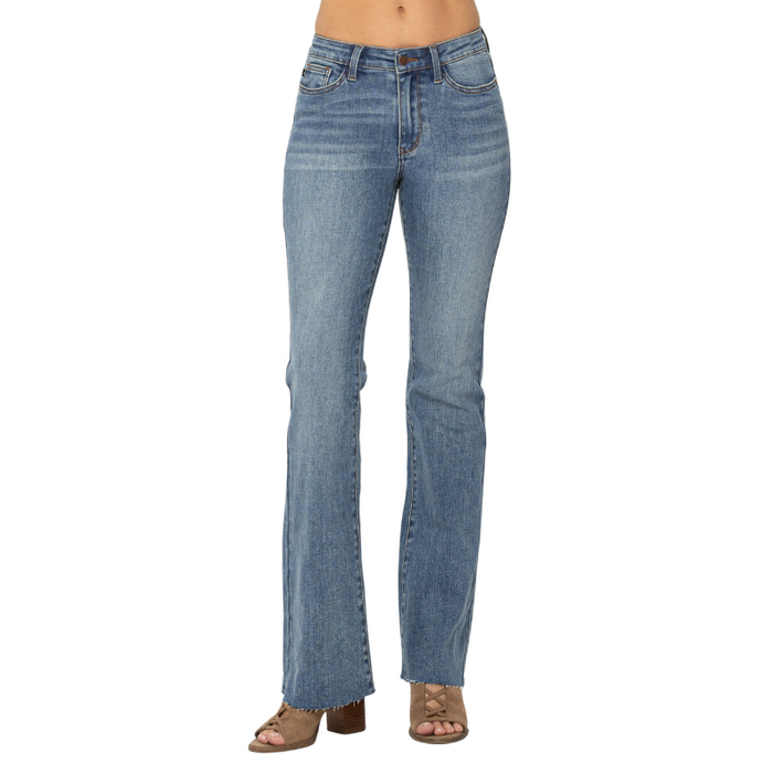 Judy Mid Rise Tummy Tuck Bootcut Jeans