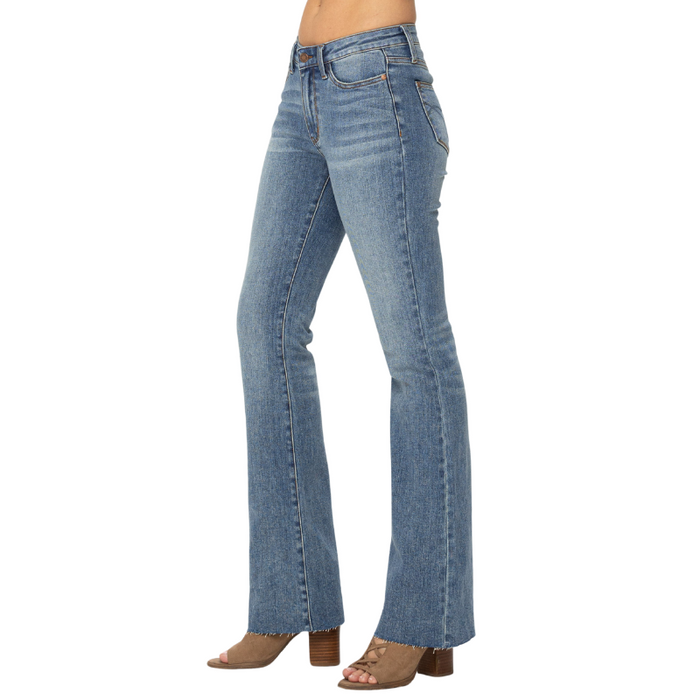 Judy Mid Rise Tummy Tuck Bootcut Jeans